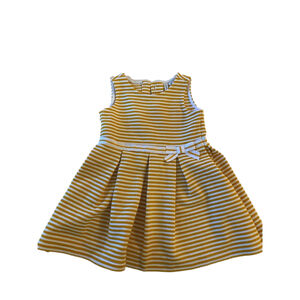 Janie and Jack Stripe Ottoman Dress 🌞 2T 🌞 Yellow